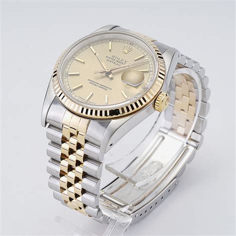 gold dial rolex datejust